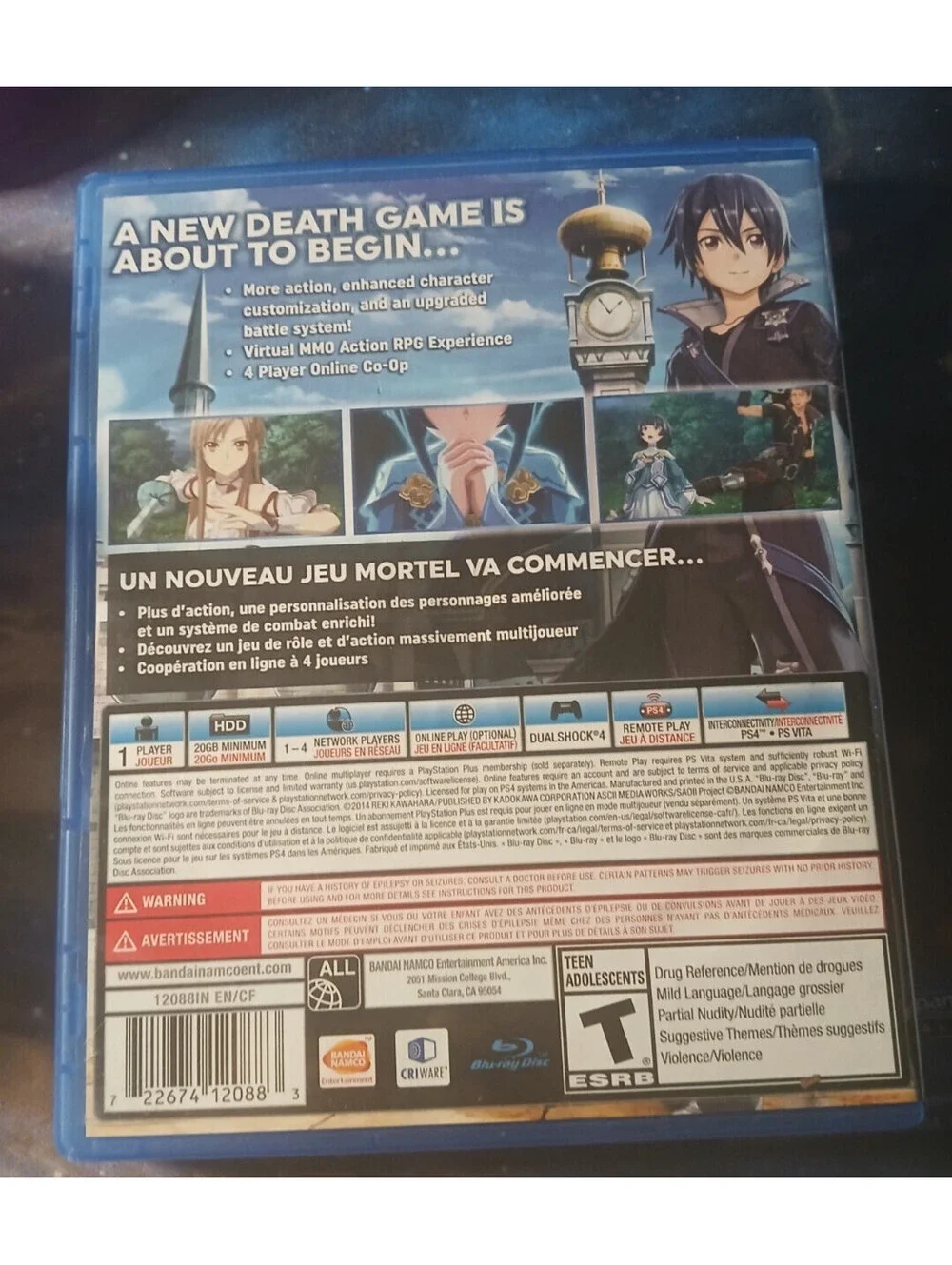 Sword Art Online: Hollow Realization for Sony PlayStation 4